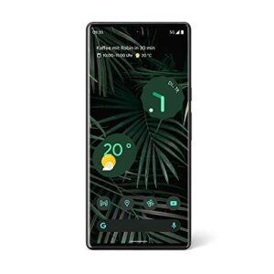 Google Pixel 6 Pro – Android 5G-Smartphone ohne SIM-Lock mit 50-Megapixel-Kamera und Weitwinkelobjektiv – [128 GB] – Stormy Black