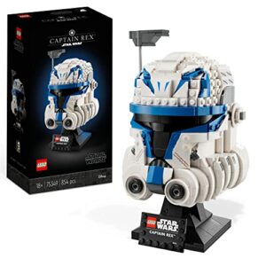 LEGO 75349 Star Wars Captain Rex Helm Set, The Clone Wars Modell Sammlerstück für Erwachsene, 2023 Serie, Erinnerungsstück und Geschenk-Idee