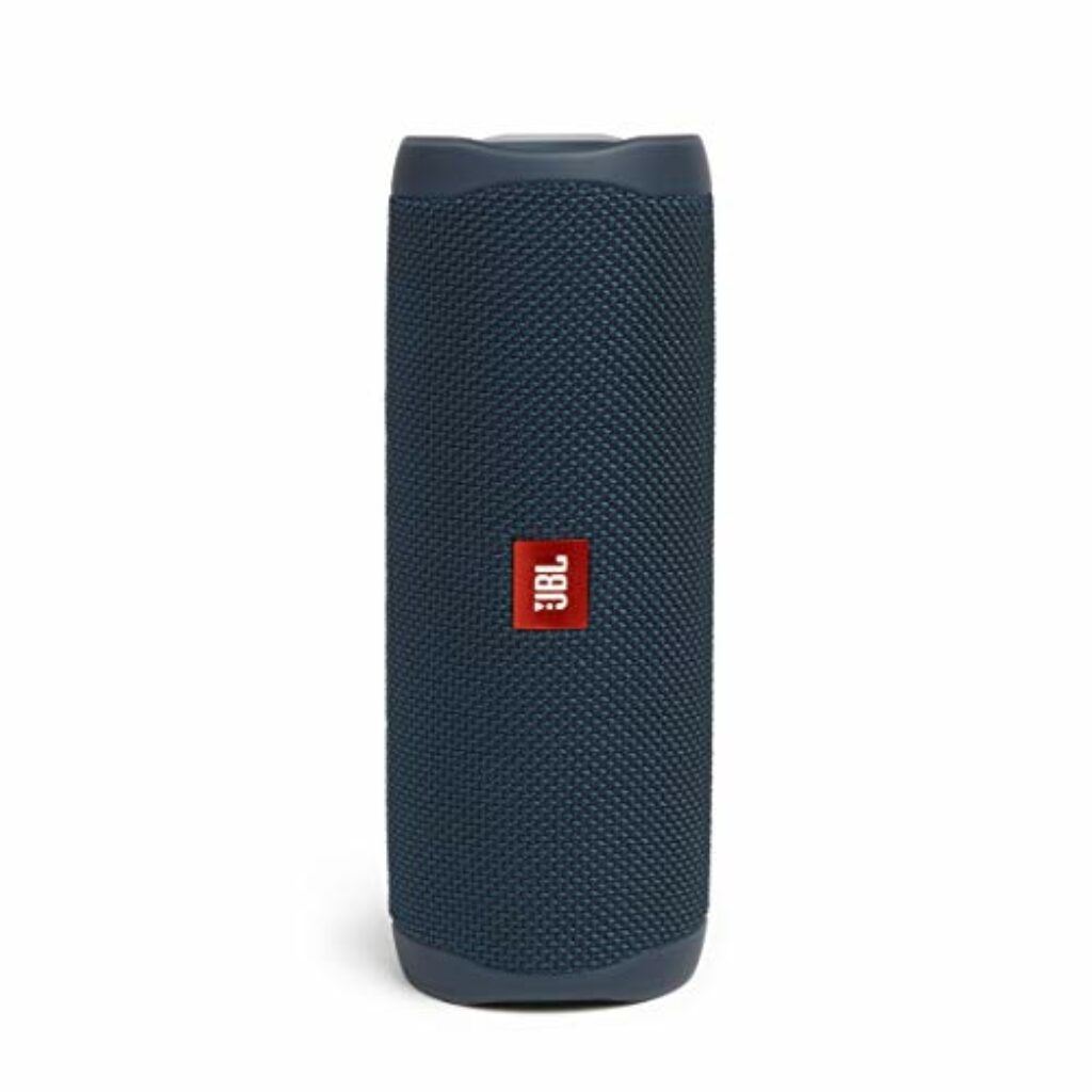 JBL Flip 5 Bluetooth Box in Blau – Wasserdichter, portabler Lautsprecher mit umwerfendem Sound – Bis zu 12 Stunden kabellos Musik abspielen