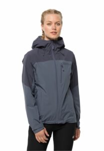 Jack Wolfskin GO Hike Jacket Women Regenjacke Damen L dolphin dolphin