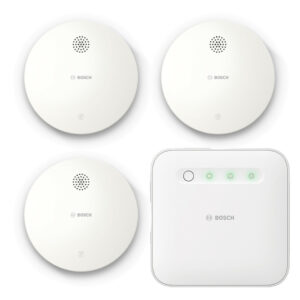 Bosch Smart Home - Starter Set Brandschutz mit 3 Rauchwarnmelder (Gen. 2)