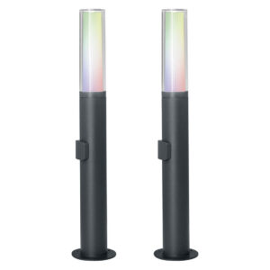 Ledvance SMART+ Lantern Flare 60 cm Wegeleuchte Farbig WiFi 2er-Set