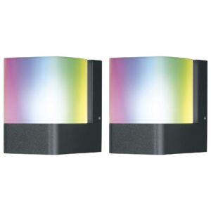 Ledvance SMART+ Wall Post Cube Up Wandleuchte Farbig WiFi 2er-Set