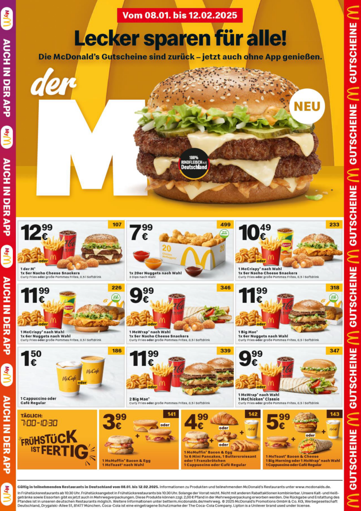 McDonald's Gutscheine