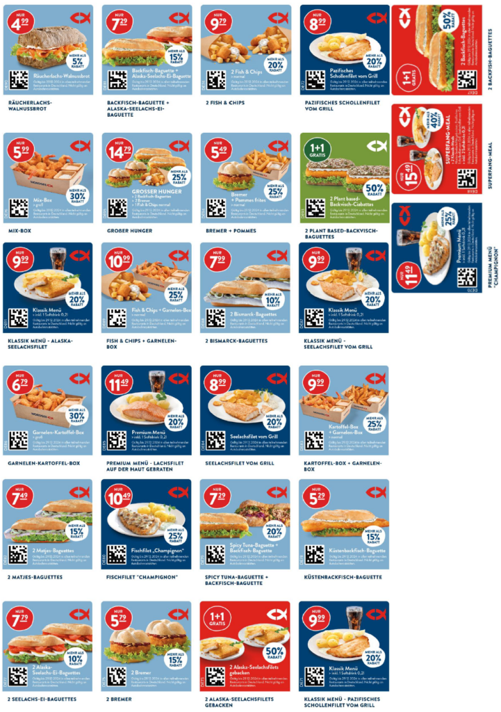 Aktuelle Nordsee Coupons & Gutscheine 11/2024