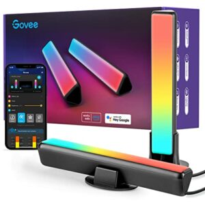 Govee LED Lightbar, RGBICWW TV Hintergrundbeleuchtung funktioniert mit Alexa und Google Assistant, App Steuerung dimmbar 16 Millionen Farben für Zimmer, Gaming Deko, Weihnachten Deko, mit WLAN