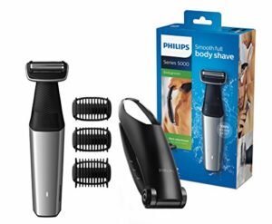 Philips Bodygroom Series 5000 mit Aufsatz für Rückenhaarentfernung BG5020/15 (inkl. 3 Kammaufsätze)