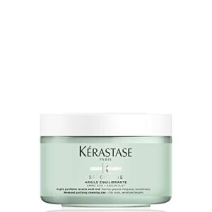 Kérastase Ausgleichendes Shampoo für fettige Ansätze, Mit klärender und reinigender Tonerde, Argile Equilibrante, Spécifique, 250 ml