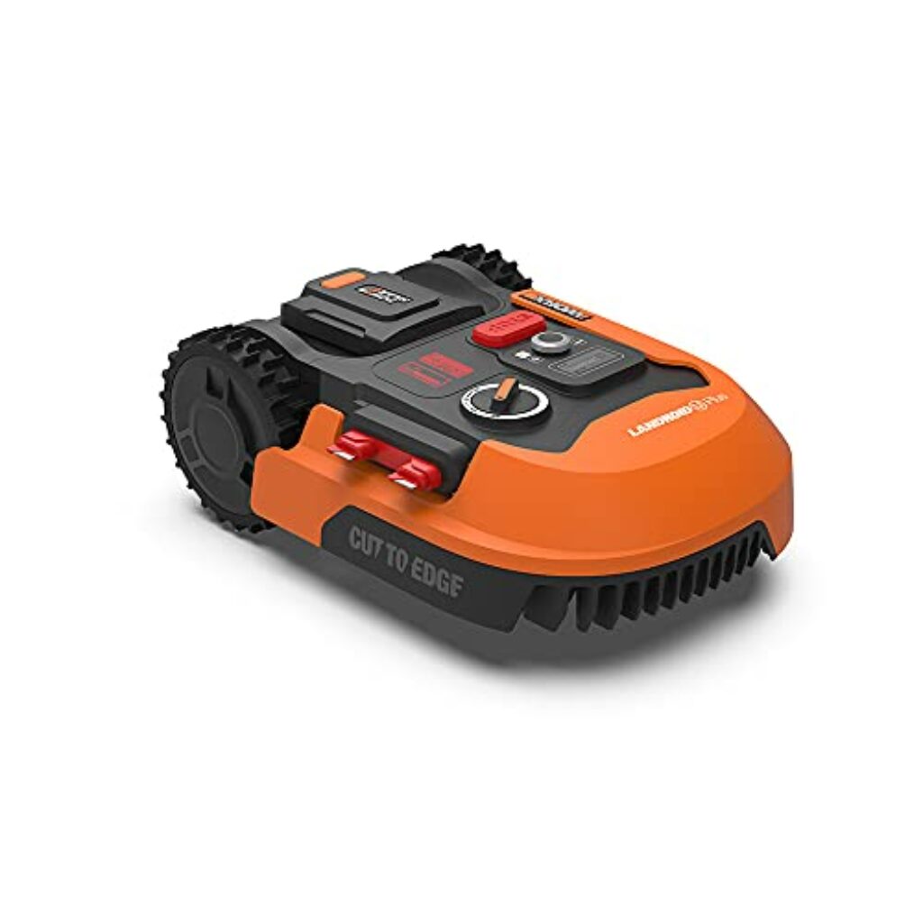 WORX Landroid PLUS WR165E Mähroboter für Gärten bis 500 qm mit WLAN, Bluetooth und schwimmendem Mähdeck