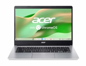 Acer Chromebook 314 (CB314-2H-K7E8) Laptop | 14" FHD (matt) / MediaTek Octa-Core ARM Cortex A73/A53 (MT8183) / 4 GB LPDDR4X RAM / 128 GB eMMC/Mali-G72 MP3 GPU/Google ChromeOS/Silver