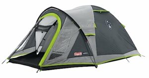 Coleman Darwin 3+ Zelt, 3 Personen, 3 Mann Zelt, Igluzelt, Festivalzelt, Leichtes Kuppelzelt mit Vorzelt, Wasserdicht WS 3.000 mm