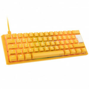 Ducky One 3 Yellow Mini Gaming Tastatur, RGB LED - MX-Red