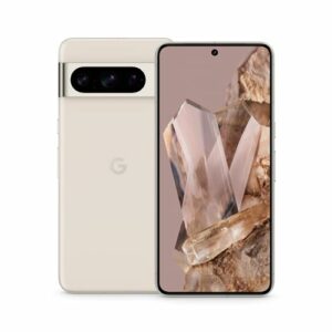 Google Pixel 8 Pro – Android Smartphone ohne SIM-Lock mit Teleobjektiv, langer Akkulaufzeit und Super Actua Display – Porcelain, 256GB