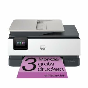 HP OfficeJet Pro 8132e Multifunktionsdrucker, 3 Monate gratis drucken mit HP Instant Ink inklusive, HP+, Drucker, Scanner, Kopierer, Fax, WLAN, LAN, Duplex, HP ePrint, Airprint, Basalt