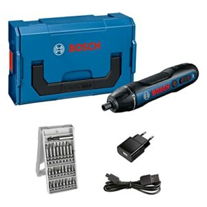 Bosch Professional Akkuschrauber Bosch GO (inkl. 25-tlg. Bit-Set, Ladekabel, L-BOXX Mini)