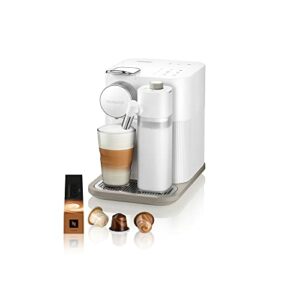 Nespresso De'Longhi EN640.W Gran Lattissima Kaffeekapselmaschine mit automatischem Milchsystem,19 Bar Druck, 1400W,Weiß