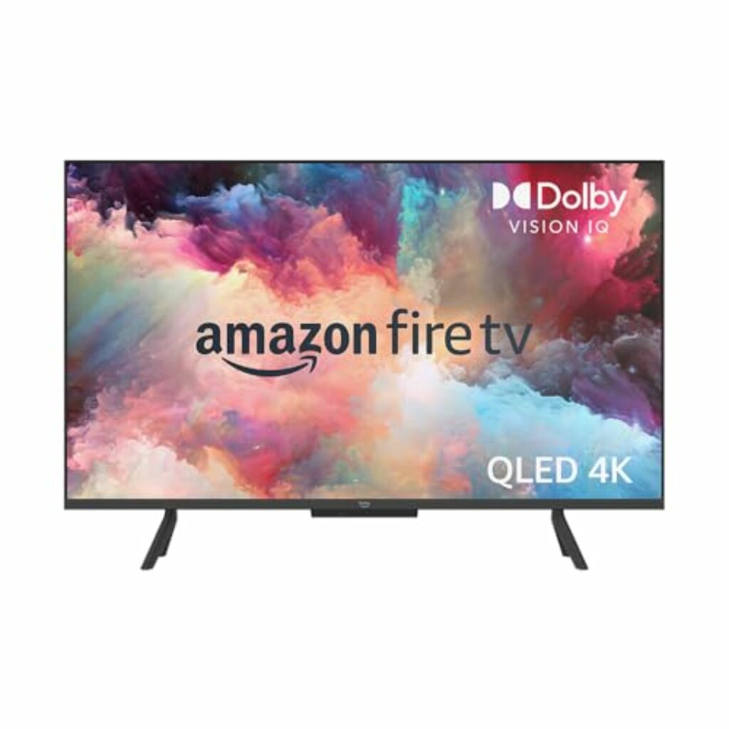 Amazon Fire TV Omni QLED Serie Smart-TV, 43 Zoll (109 cm) Fernseher, 4K UHD, Sprachsteuerung mit Alexa