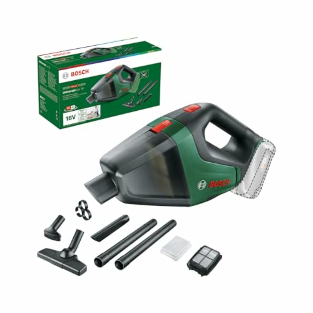 Bosch Akku Staubsauger UniversalVac 18 (ohne Akku, 18 Volt System, im Karton)