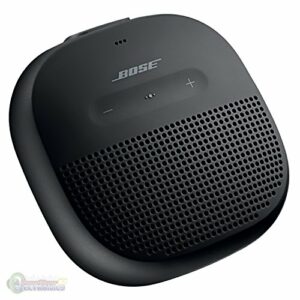 Bose SoundLink Micro Bluetooth speaker: kleiner tragbarer, wasserdichter Lautsprecher mit Mikrofon, Schwarz