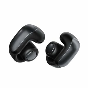 Bose Ultra Open Ear Earbuds mit OpenAudio-Technologie, Open Ear kabellose Earbuds, bis zu 48 Stunden Akkulaufzeit, Schwarz