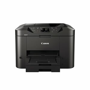 Canon MAXIFY MB2750 Multifunktionssystem Tintenstrahldrucker (DIN A4, Drucken, Scannen, Kopieren, Faxen, 7,5-cm-Touchscreen, Druckauflösung 600x1200 DPI, WLAN, Duplexdruck, 50-Blatt-ADF) schwarz