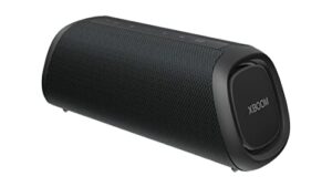 LG XBOOM Go DXG7, tragbarer Bluetooth-Lautsprecher (40 Watt, Google Assistant, Siri, Beleuchtung), Schwarz