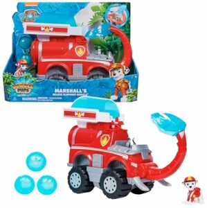 PAW PATROL Jungle Pups - Großes Elefanten-Fahrzeug mit Wasser-Abwurf (Deluxe Fahrzeug) und Marshall Hero Pups Figur, Spielzeug für Kinder ab 3 Jahren