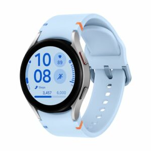 Samsung Galaxy Watch FE, Smartwatch mit Gesundheitsfunktionen, Fitness Tracker, Bluetooth, 40mm, Silver, Inkl. 36 Monate Herstellergarantie (Deutsche Version)