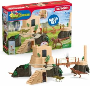 schleich 42656 Dino Tempel-Eroberung Mega-Set, ab 5 Jahren, DINOSAURS - Spielset, 169 Teile