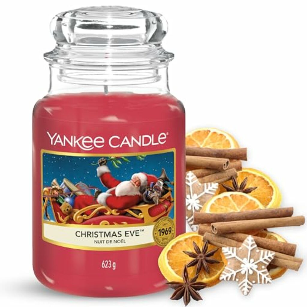 Yankee Candle Scented Candle | Christmas Eve Large Jar Candle | Long Burning Candles: bis zu 150 Stunden | Perfect Gifts for Women