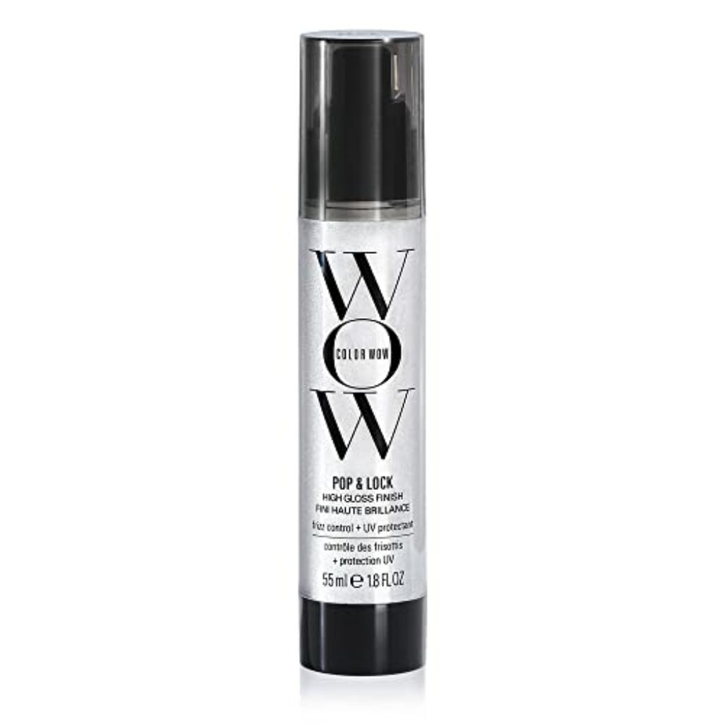 Color Wow Pop & Lock High Gloss Finish, Feuchtigkeitsspendendes Haaröl für Strahlenden Haarglanz, Haarpflege Trockenes Haar mit UV-Schutz, 55ml