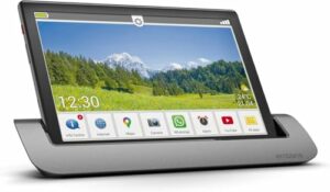 emporiaTABLET | Seniorentablet 4G Volte | Tablet-PC mit SIM-Karte | 10,1-Zoll-Display | Android 11 | 13 MP Kamera | Schwarz