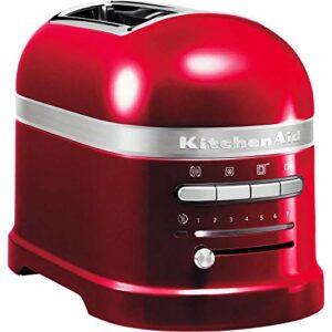 KitchenAid Toaster für 2 Scheiben mit Sandwich-Zange | Artisan | Retro Toast Machine | Verschiedene Funktionen und Bräunungsstufen | Liebesapfel Rot