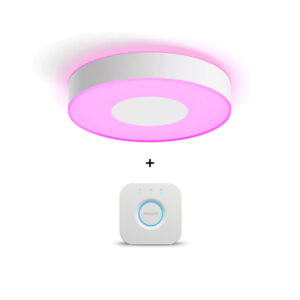 Philips Hue White & Color Ambiance Infuse Deckenleuchte M 2350lm + Gratis Hue Bridge