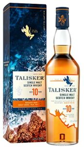 Talisker 10 Jahre | aromatischer Single Malt Scotch Whisky | mit Geschenkverpackung | handverlesen von der schottischen Insel Skye | 45,8% vol | 700ml Einzelflasche |