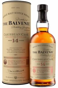 The Balvenie Caribbean Cask 14 Jahre Single Malt Scotch Whisky mit Geschenkverpackung, 70cl