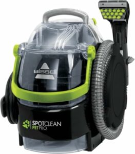 BISSELL SpotClean Pet Pro, Polsterreiniger Gerät, Teppichreiniger für Schmutzflecken, Waschsauger für Haustierhalter, Nasssauger für Teppiche, Polster, Auto & Mehr, Leistungsstarker 750W Motor, 15585