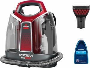 BISSELL SpotClean ProHeat, Polsterreiniger Gerät, Teppichreiniger mit HeatWave Technologie, Kompaktes Waschsauger, Nasssauger für Teppiche, Polster, Auto & Mehr, Leistungsstarker 330W Motor, 36988