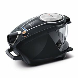 Bosch Staubsauger beutellos ProSilence Serie 8 BGS7MS64, Bodenstaubsauger, leise, Hygiene-Filter, Bodendüse für Parkett, Teppich, Fliesen, Starke Saugleistung, langes Kabel, 800 W, schwarz