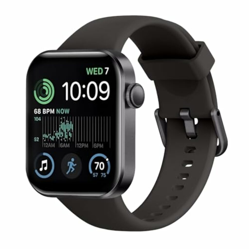 DDXCAW Smartwatch Damen Herren, 1,85" Smart Watch mit Telefonfunktion/Message Reminder, 140+ Sportmodi Impermeabile IP68 Fitnessuhrmit Herzfrequenzmonitor/Schlafmonitor Schrittzähler für iOS Android