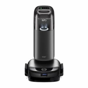 eufy S1 Pro HydroJet Saugroboter mit Wischfunktion, Revolutionäres Reinigungssystem, Ozon-10-in-1-Station, 3D MatrixEye Hinderniserkennung, Always Clean Mop, Auto-Lift-Mopp, Auto-Reinigerdosierung