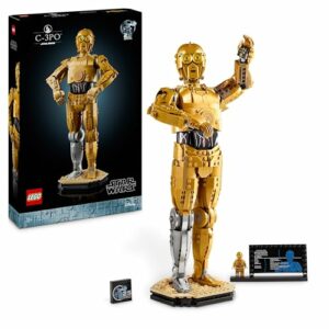 LEGO Star Wars C-3PO B, baubarer Droide, Modell zum Sammeln, Bauen und Ausstellen, nostalgische Geschenkidee für Erwachsene und Fans, Sammlerstück, Fantasy Spielset 75398