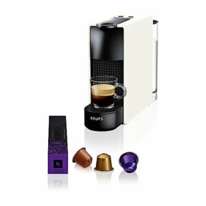 Nespresso Krups XN1101 Essenza Mini Kaffeekapselmaschine | 1260W | weiß | 0,7 Liter