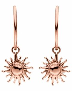 PURELEI® Sun Ohrringe (Roségold) – Damenohrringe aus langlebigem Edelstahl – Wasserfeste Ohrringe Damen – Modeschmuck für deinen individuellen Look