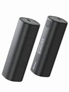 Warmco Handwärmer Elektrisch 2 Stück, 10000mAh Taschenwärmer Wiederverwendbar, USB Powerbank, Elektrischer Handwärmer 3 Wärmestufen, Männer und Frauen, Geschenke für Outdoor, Golf, Camping