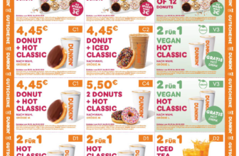 Dunkin’ Donuts Gutscheine & Coupons