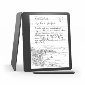 Kindle Scribe (2022) - 16 GB – der erste Kindle, der auch ein digitales Notizbuch ist – mit Paperwhite-Bildschirm (10,2 Zoll, 300 ppi) und Standard-Eingabestift